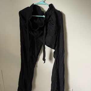 Rewind Charcoal Textured Pants